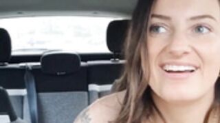 British PPV Meg Public dildo in car
