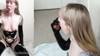 annika shae deepthroat orgasm