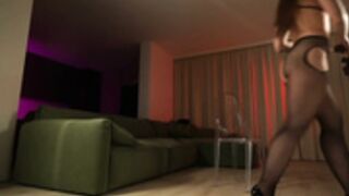 _Meganmeow_ in pantyhose
