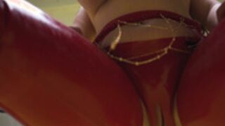 Demmy Blaze - Tight Red Latex