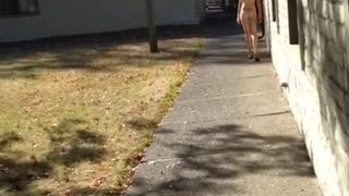 early morning nudity