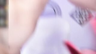 barbiie_scoth Anal With Glass Dildo