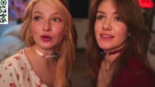 suk_ki lesbian kissing double blowjob