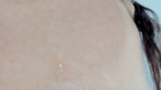 18candy Saliva on chest