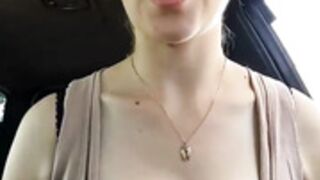 ASTIsweet  sweety smoking..car masturbate while smoking