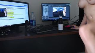 Aynmarie First Recording In The New Office 090717