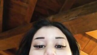 bj and cum on incredible italian boobs