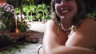 CosmicKitti nude in public