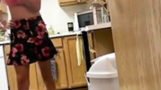 Wetting Victoria Secret panties on the phone