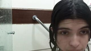 Selina in the shower - Feb 12th 2025