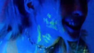 light and shadow on halloween show