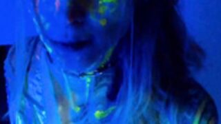 light and shadow on halloween show