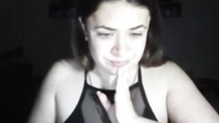 Sniffing her sweaty armpit