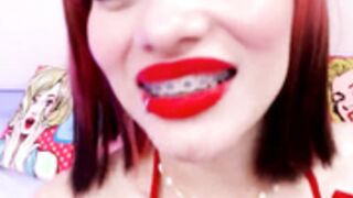 Redhead Latina hairy armpits