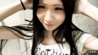 kishagrayone taking off bra fron undershirt