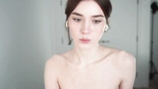 Luna_ai in sexy black lingerie body