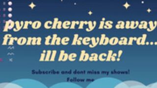 Pyrocherry_ - Chaturbate Slutty Privat zapisi babes