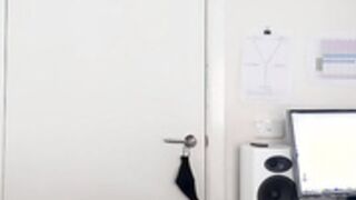 Leah Wilde lingerie try on