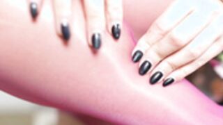 Polish ripped pantyhose