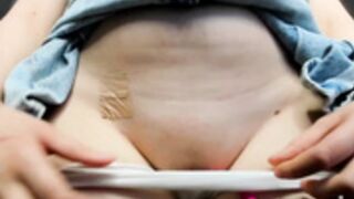 Marrie_coy cream on pubis