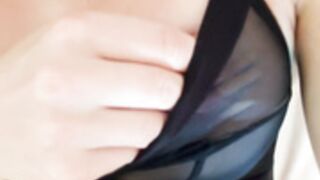 Monalita touching herself