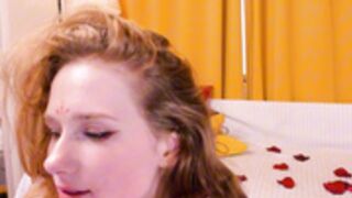 silkencrave 2of6 HOT SHOW nude pussy creme covered nips