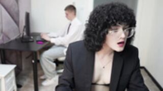 _curly_dick_lover_ 2ND DAY secretary bj & anal fucking