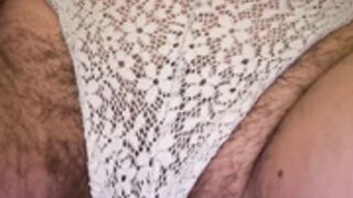 French girl touching herself