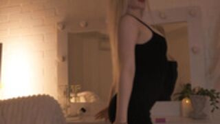alissa_wxw 080 black dress pussy