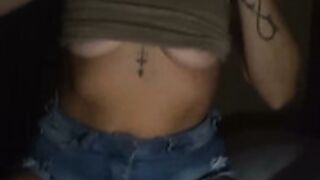 Emilyvuxa argentinian blonde short flash