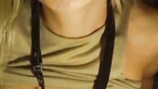 Emilyvuxa argentinian blonde short flash