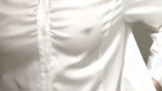 Riko Teacher gets horny to her See-through Shirt