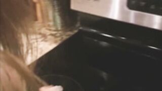 Chloe Lamb - Sundress Kitchen Fuck - Vertical Edit