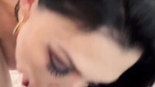 Aletta Ocean makes a cock explode for her tits