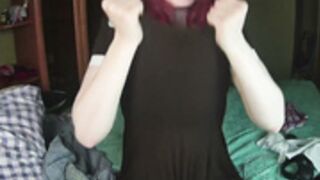 pink hair cute tgirl