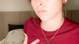 Bree Thompson showing off body