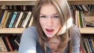 public library camgirl masturbation