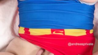 AndreasPrivate Fucked In SuperHero Outfit