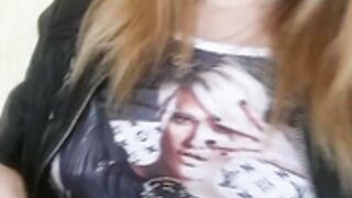 Sexxy Lady Flashing and Playing in Park