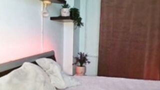 Midnightdream fully naked oiling her massive tits
