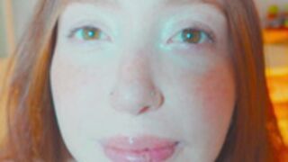 Niilaa Redhead camgirl Joi Countdown cum for me