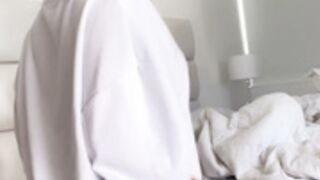 Michelle Rabbit White Shirt Twerk to Scratches