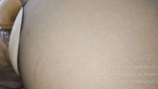 AnaFilatova gets fucked hard in shiny brown pantyhose