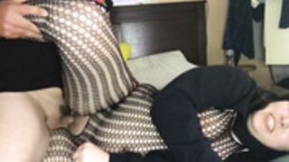 gummyghostgirl thicc goth gf fuck fishnet bodystocking
