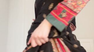 Arab girl red lingerie 2
