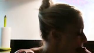 Marie B double blowjob