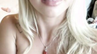 blondesnooki3 dripping dildo cumshow and dirty talk