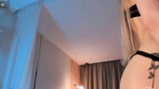 mia_milana in black lingerie