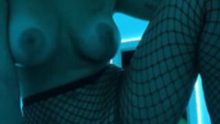 madison_skyy blue light dildo ride