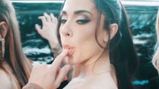 Luiza Marcato and Friends' Lesbian Limo Party